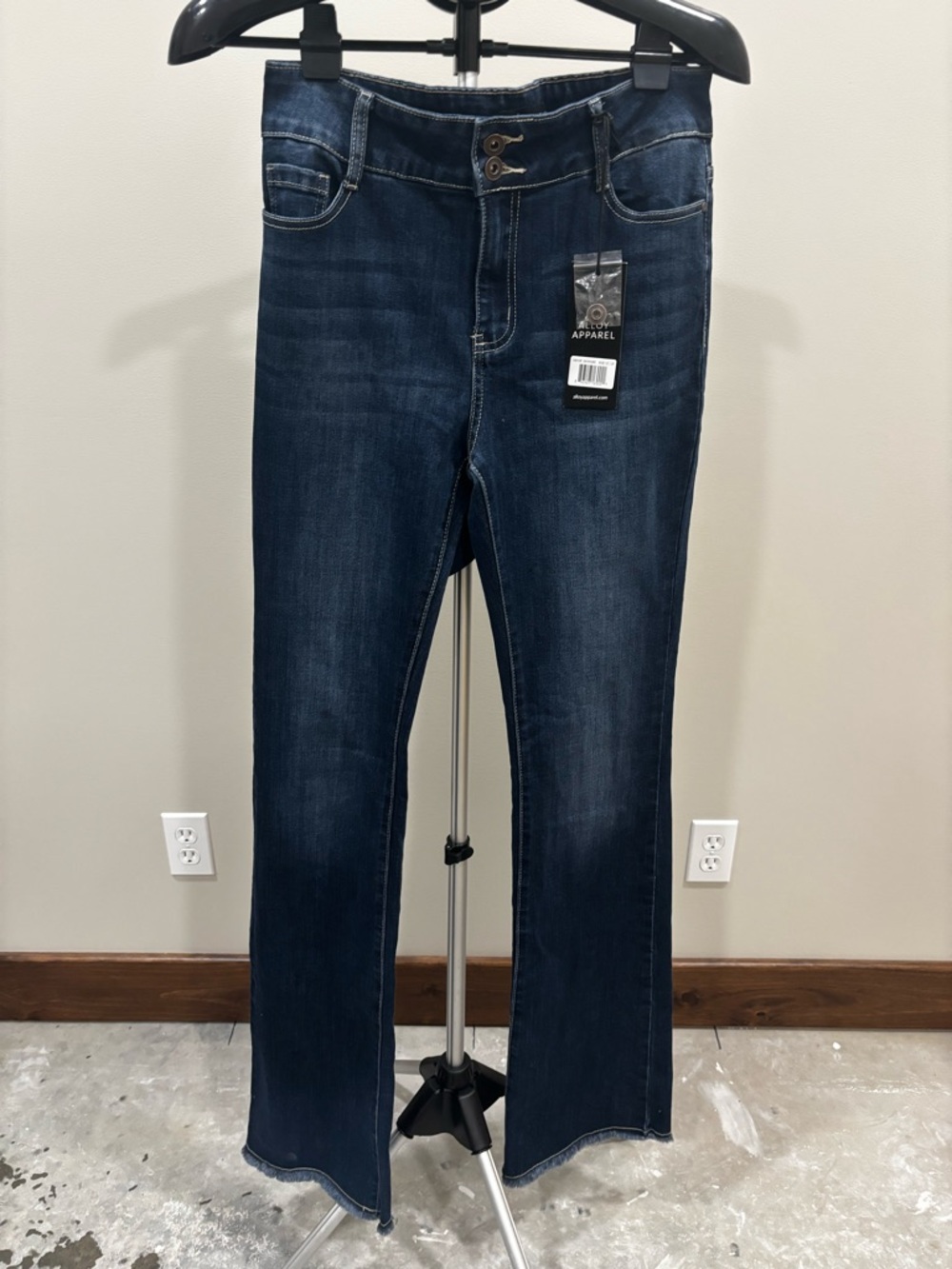 ALLOY Dark Indigo High-Rise Jeans